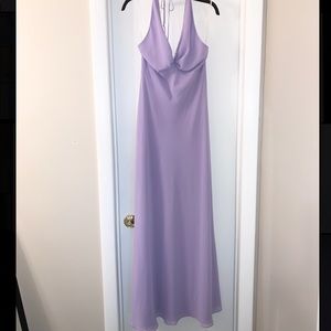 SEASONS DESIGN INC light purple long flowy gown. Size XL.